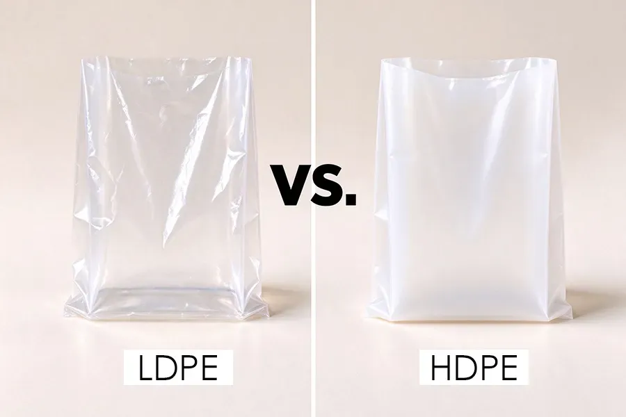 LDPE vs HDPE Clear Polythene Bags