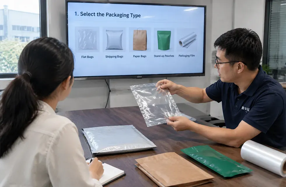 Select the Packaging Type